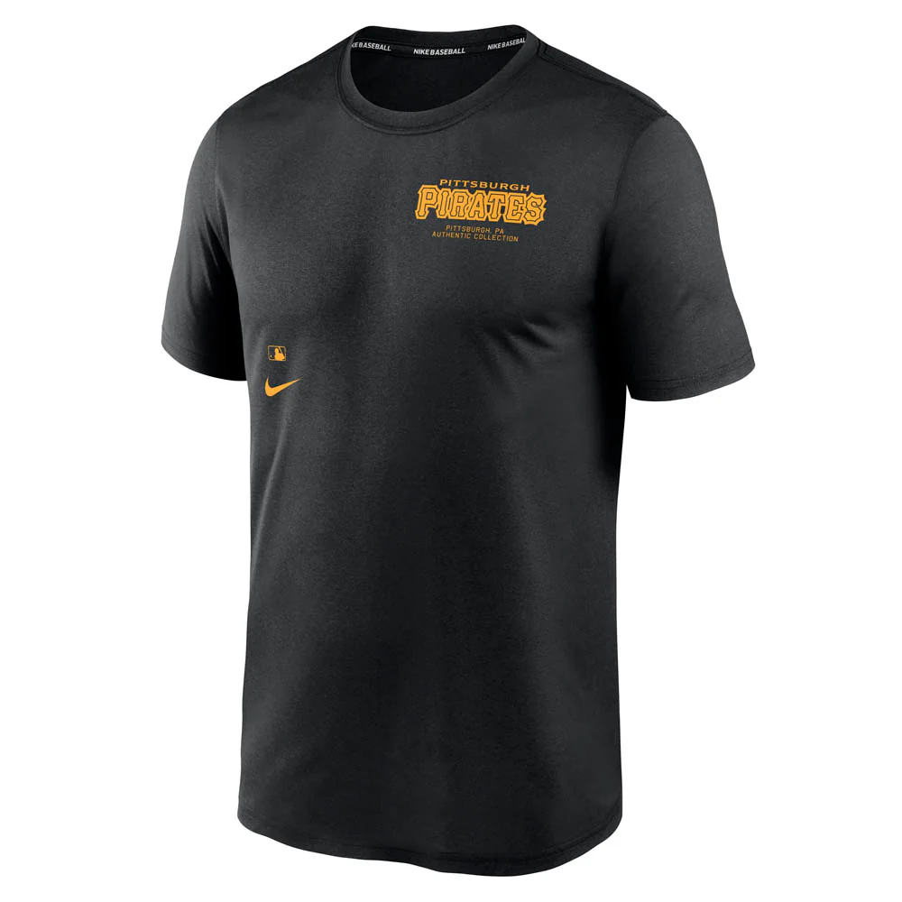 MLB Pittsburgh Pirates Nike Early Work T-Shirt - Black - Image 2