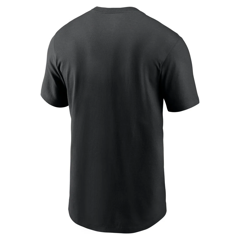 MLB Pittsburgh Pirates Nike FUSE Large Logo T-Shirt - Black - Image 3