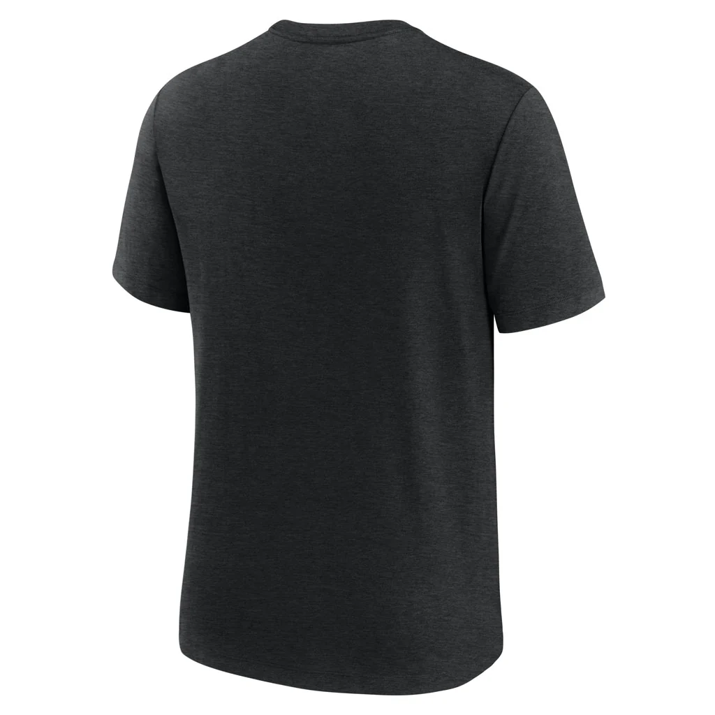 MLB Pittsburgh Pirates Nike Logo Triblend T-Shirt - Black - Image 3