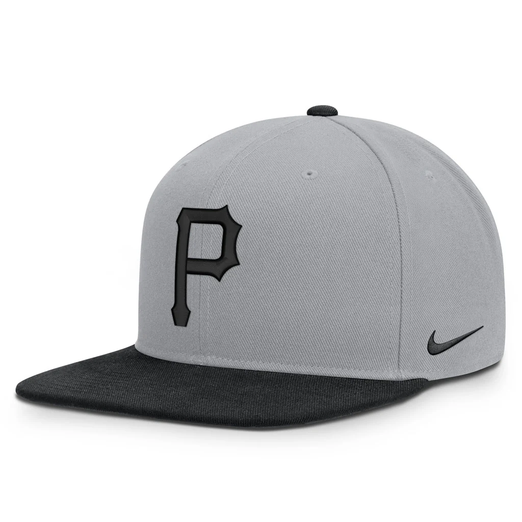 MLB Pittsburgh Pirates Nike Two-Tone Primetime Pro Snapback Hat - Graphite