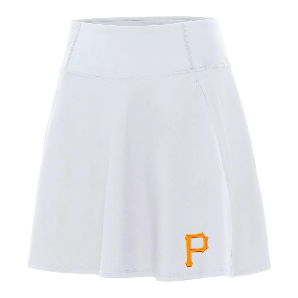 MLB Pittsburgh Pirates Women's Antigua Chip Skort - White