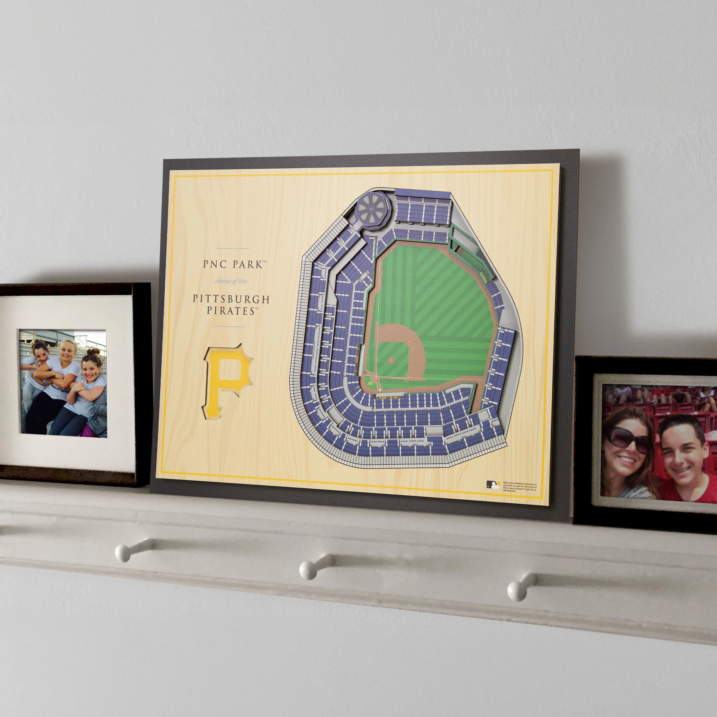 MLB Pittsburgh Pirates You the Fan 5-Layer 3D Stadium View Wall Art - Image 2