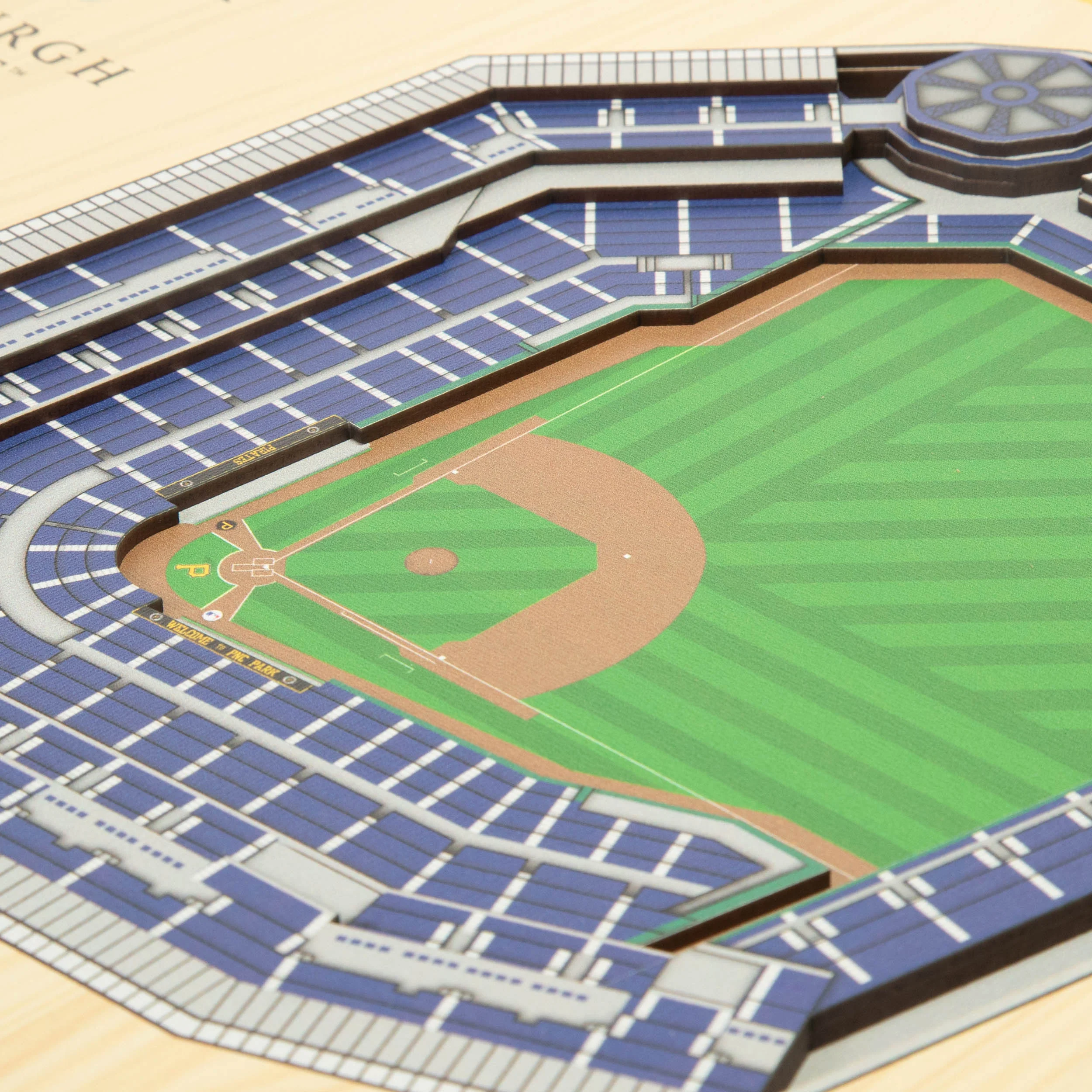 MLB Pittsburgh Pirates You the Fan 5-Layer 3D Stadium View Wall Art - Image 3