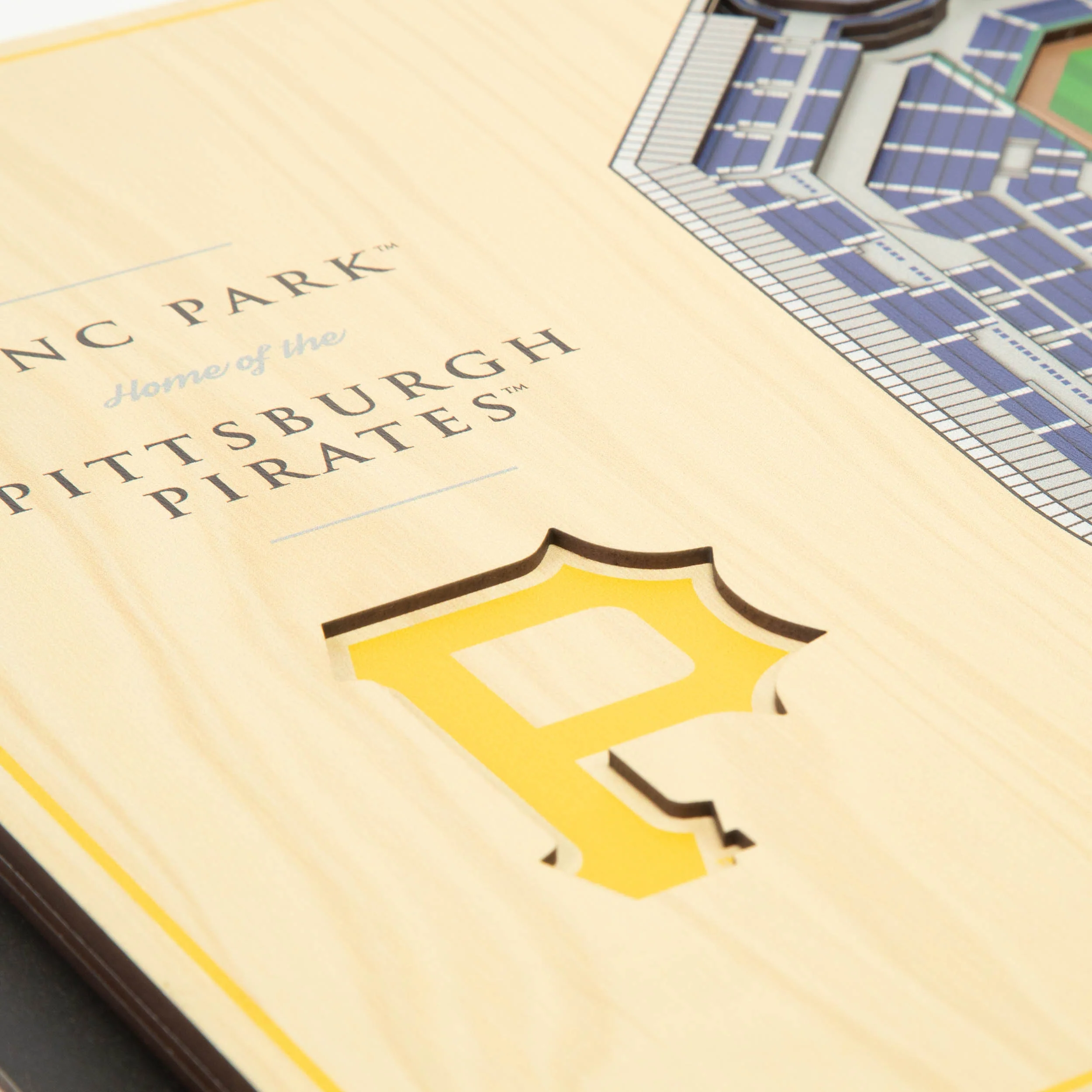 MLB Pittsburgh Pirates You the Fan 5-Layer 3D Stadium View Wall Art - Image 4