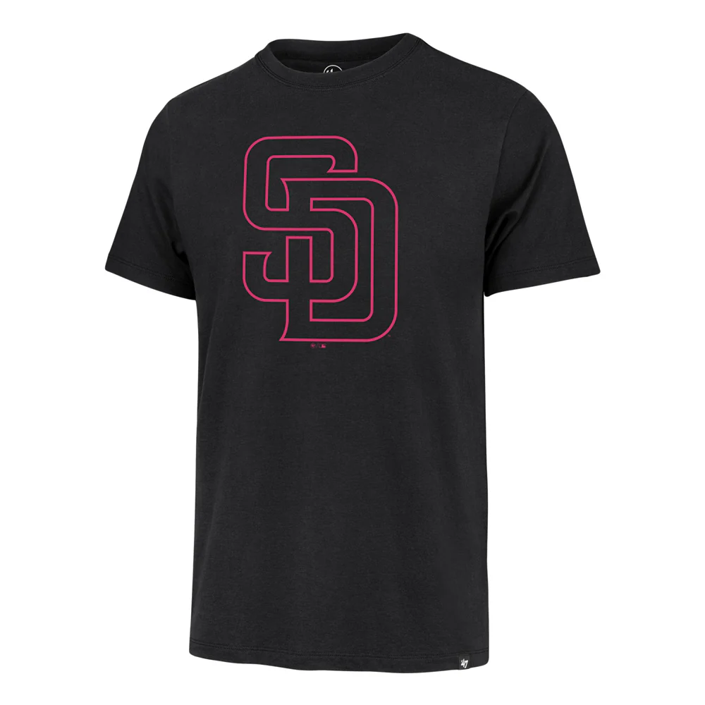 MLB San Diego Padres '47 City Connect Pop Imprint Franklin T-Shirt - Black - Image 2