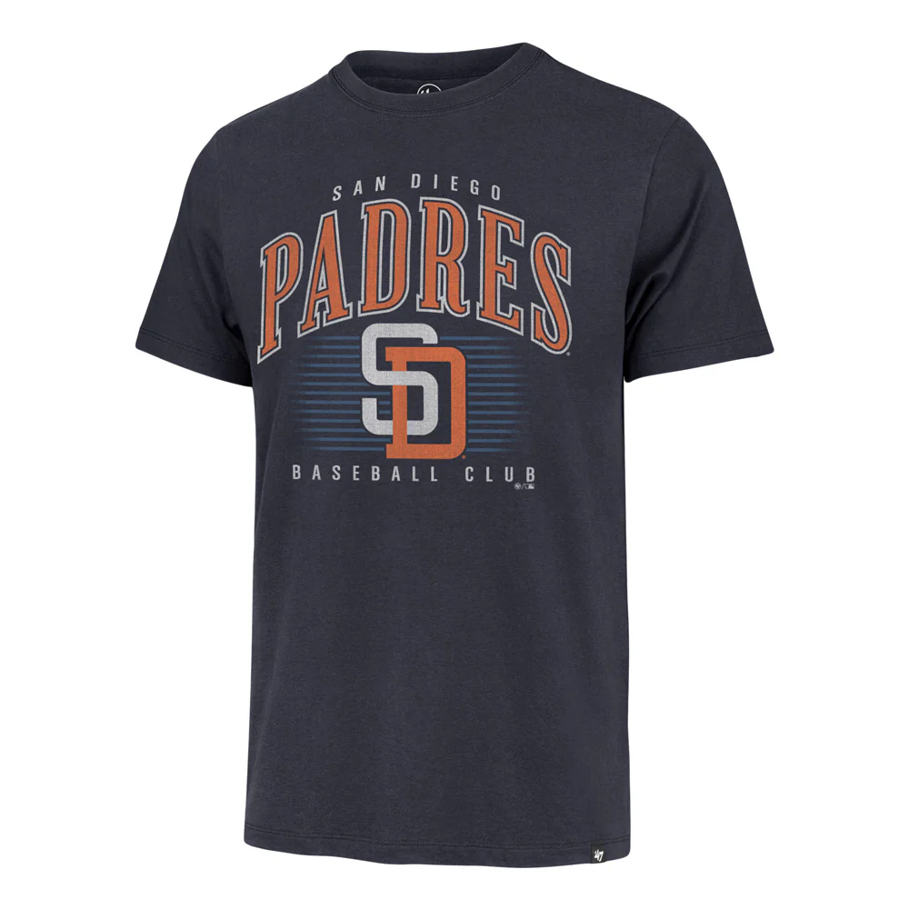 MLB San Diego Padres '47 Double Header Franklin T-Shirt - Navy - Image 2