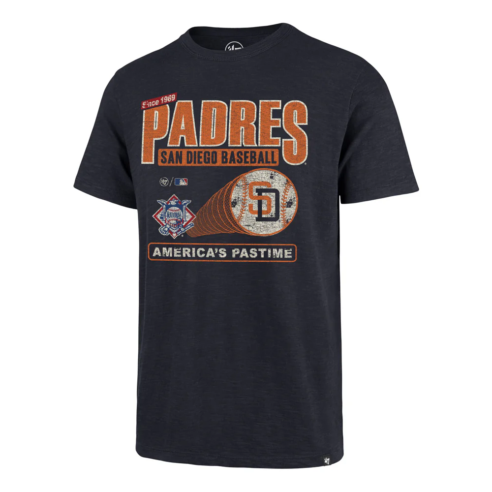 MLB San Diego Padres '47 Pastime Scrum T-Shirt - Navy