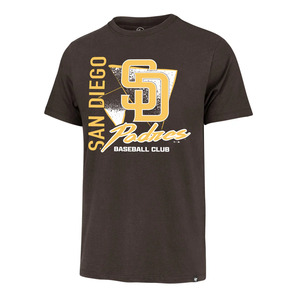 MLB San Diego Padres '47 Side Arm Franklin T-Shirt - Brown
