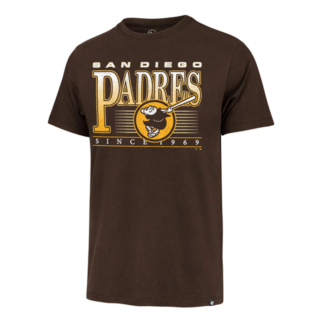 MLB San Diego Padres '47 Wynwood Franklin T-Shirt - Brown