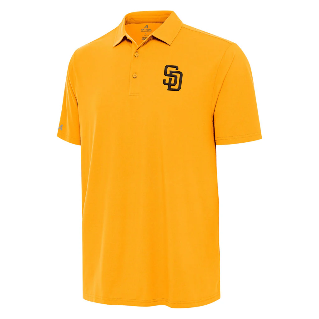 MLB San Diego Padres Antigua Era Polo - Gold