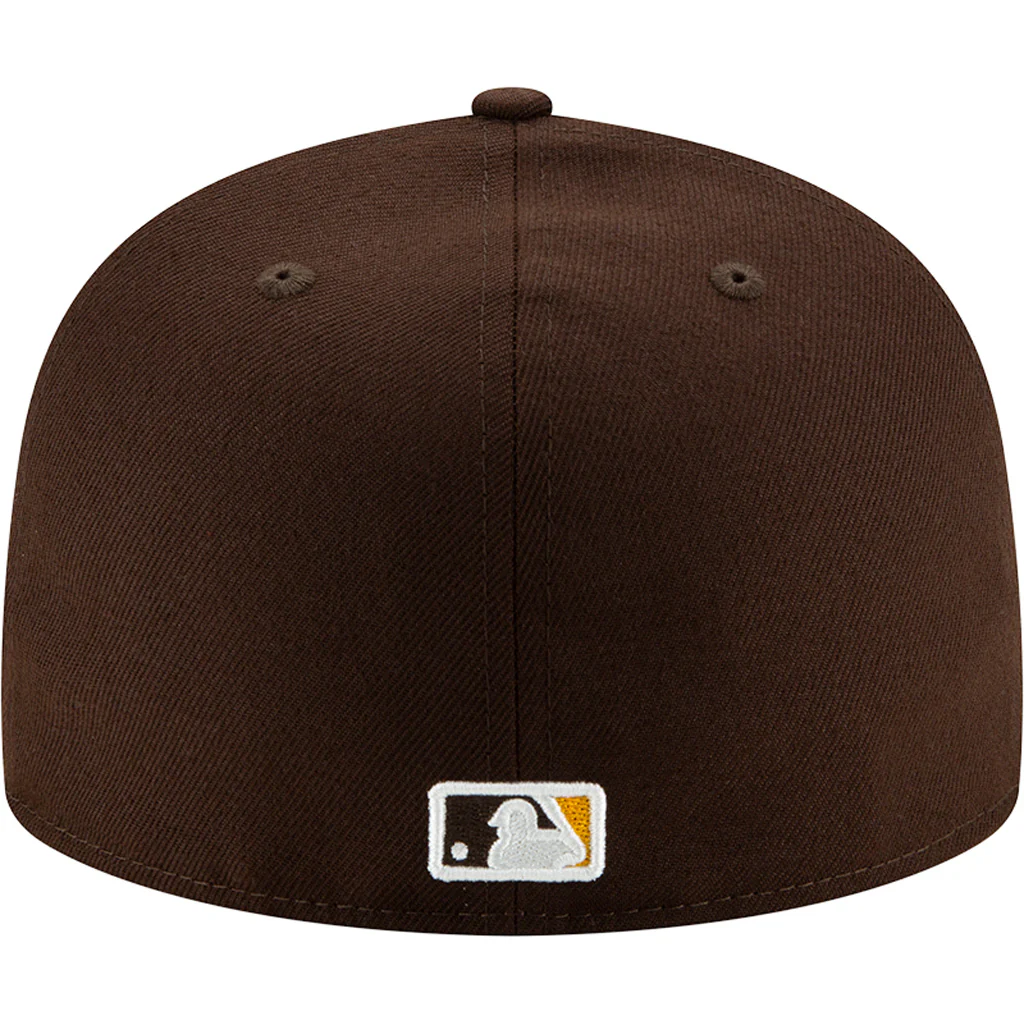 MLB San Diego Padres New Era Authentic Collection Home On-Field 59FIFTY Fitted Hat - Brown - Image 4