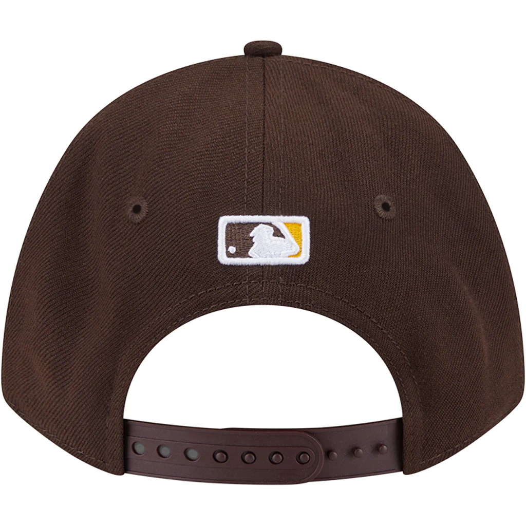 MLB San Diego Padres Youth New Era Game Player Replica 9FORTY M-Crown Hat - Brown - Image 3