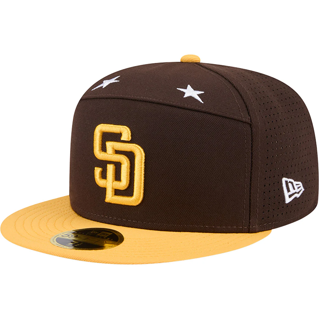 MLB San Diego Padres New Era 2025 All Star Game 59FIFTY Fitted Hat - Brown - Image 2