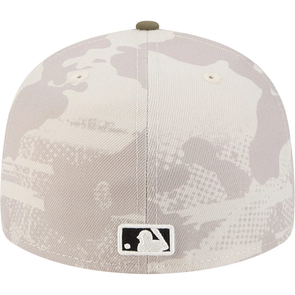 MLB San Diego Padres New Era 2025 Armed Forces Day 59FIFTY Fitted Hat - Stone - Image 4