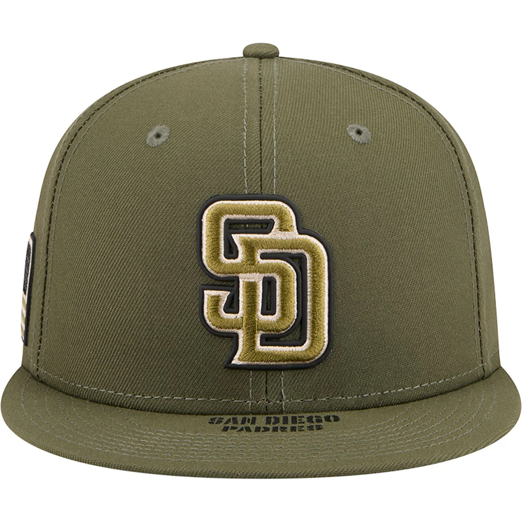 MLB San Diego Padres New Era 2026 Armed Forces Day 59FIFTY Fitted Hat - Green - Image 3