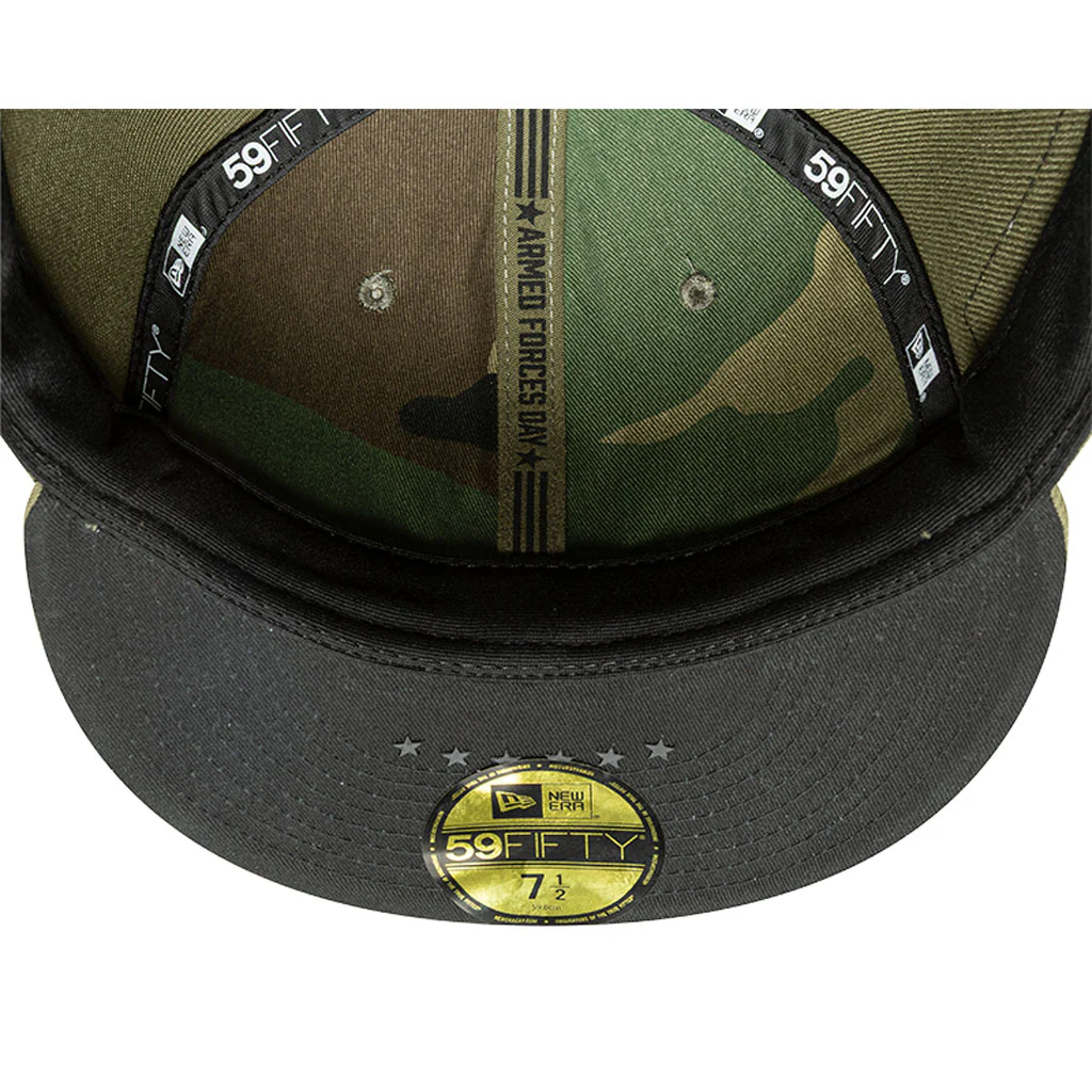 MLB San Diego Padres New Era 2026 Armed Forces Day 59FIFTY Fitted Hat - Green - Image 7