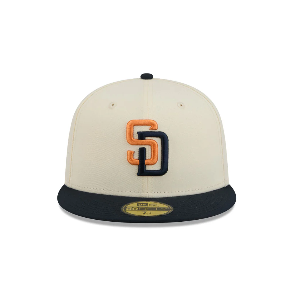 MLB San Diego Padres New Era 2026 City Connect 59FIFTY Fitted Hat - Cream - Image 3
