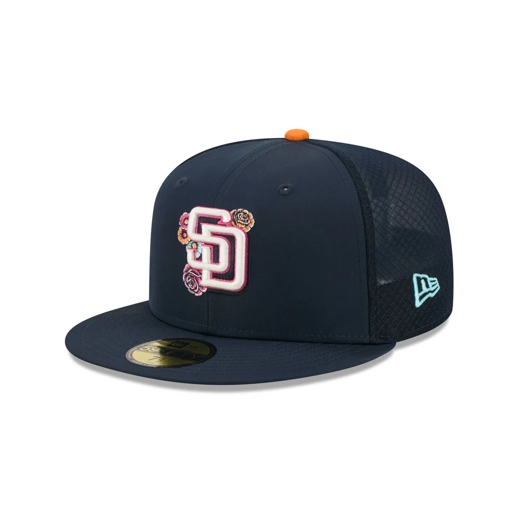 MLB San Diego Padres New Era 2026 City Connect Batting Practice 59FIFTY Fitted Hat - Navy