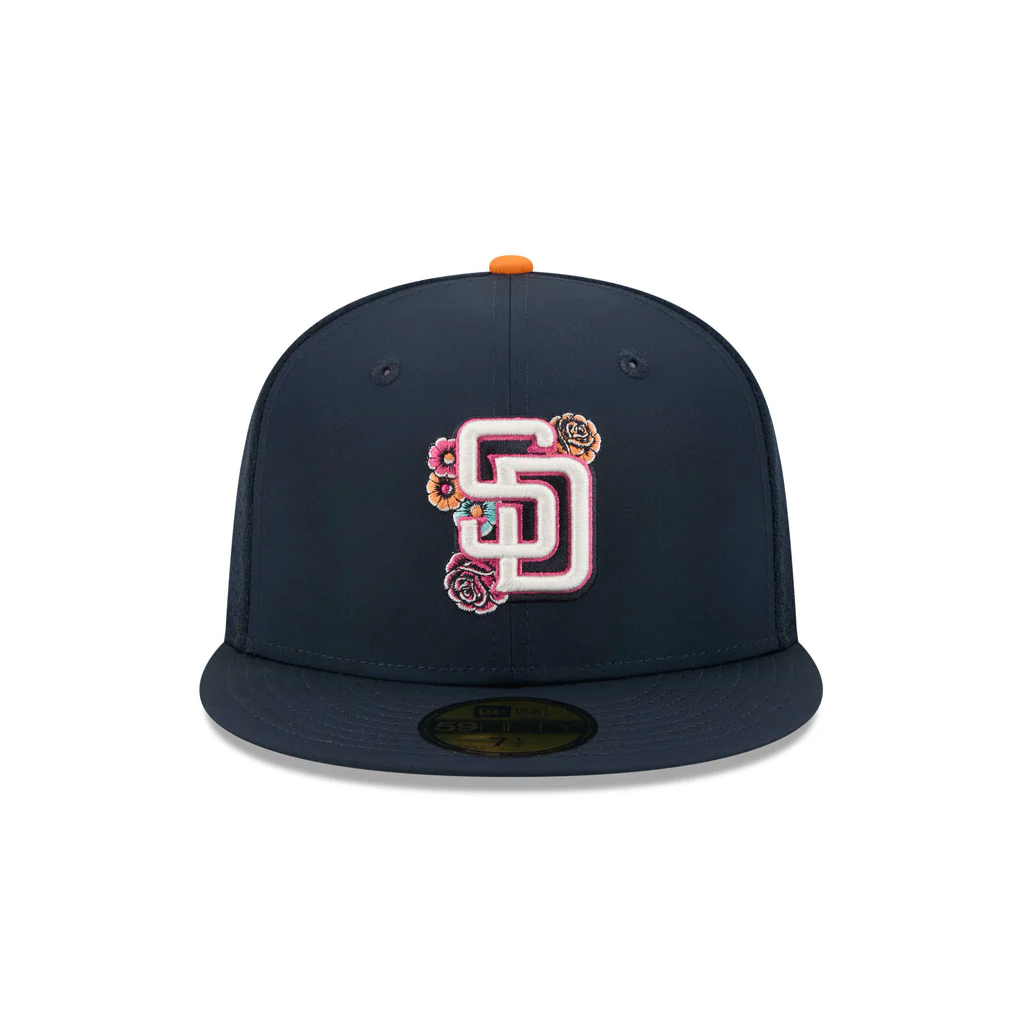 MLB San Diego Padres New Era 2026 City Connect Batting Practice 59FIFTY Fitted Hat - Navy - Image 3