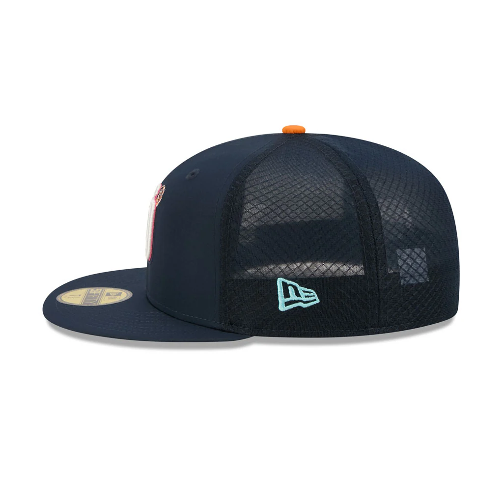MLB San Diego Padres New Era 2026 City Connect Batting Practice 59FIFTY Fitted Hat - Navy - Image 4