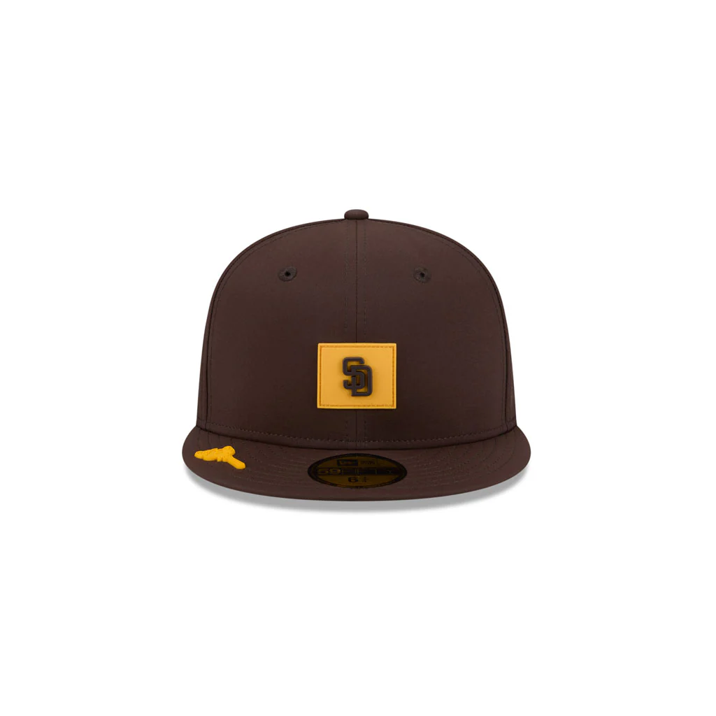 MLB San Diego Padres New Era 2026 Clubhouse 59FIFTY Fitted Hat - Brown - Image 3