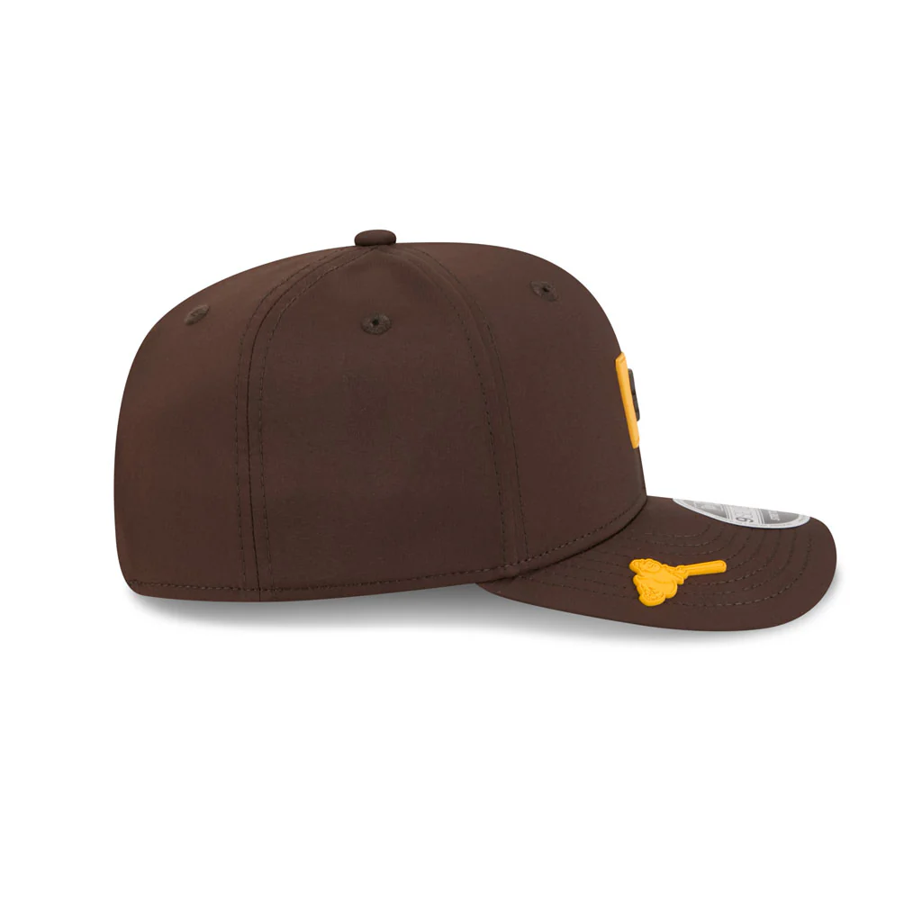 MLB San Diego Padres New Era 2026 Clubhouse 9SEVENTY Stretch Snap Hat - Brown - Image 5