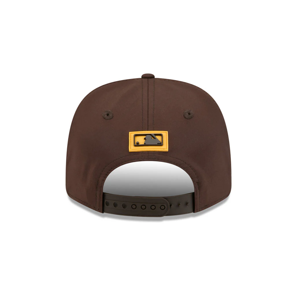 MLB San Diego Padres New Era 2026 Clubhouse 9SEVENTY Stretch Snap Hat - Brown - Image 6