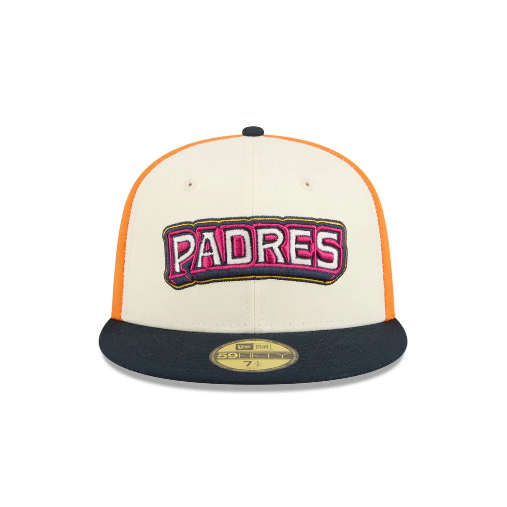 MLB San Diego Padres New Era 2026 Fan-Pack City Connect 59FIFTY Fitted Hat - Cream - Image 3