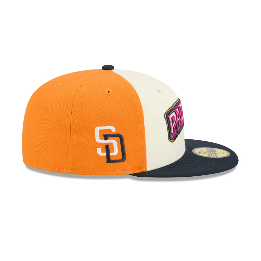 MLB San Diego Padres New Era 2026 Fan-Pack City Connect 59FIFTY Fitted Hat - Cream - Image 5