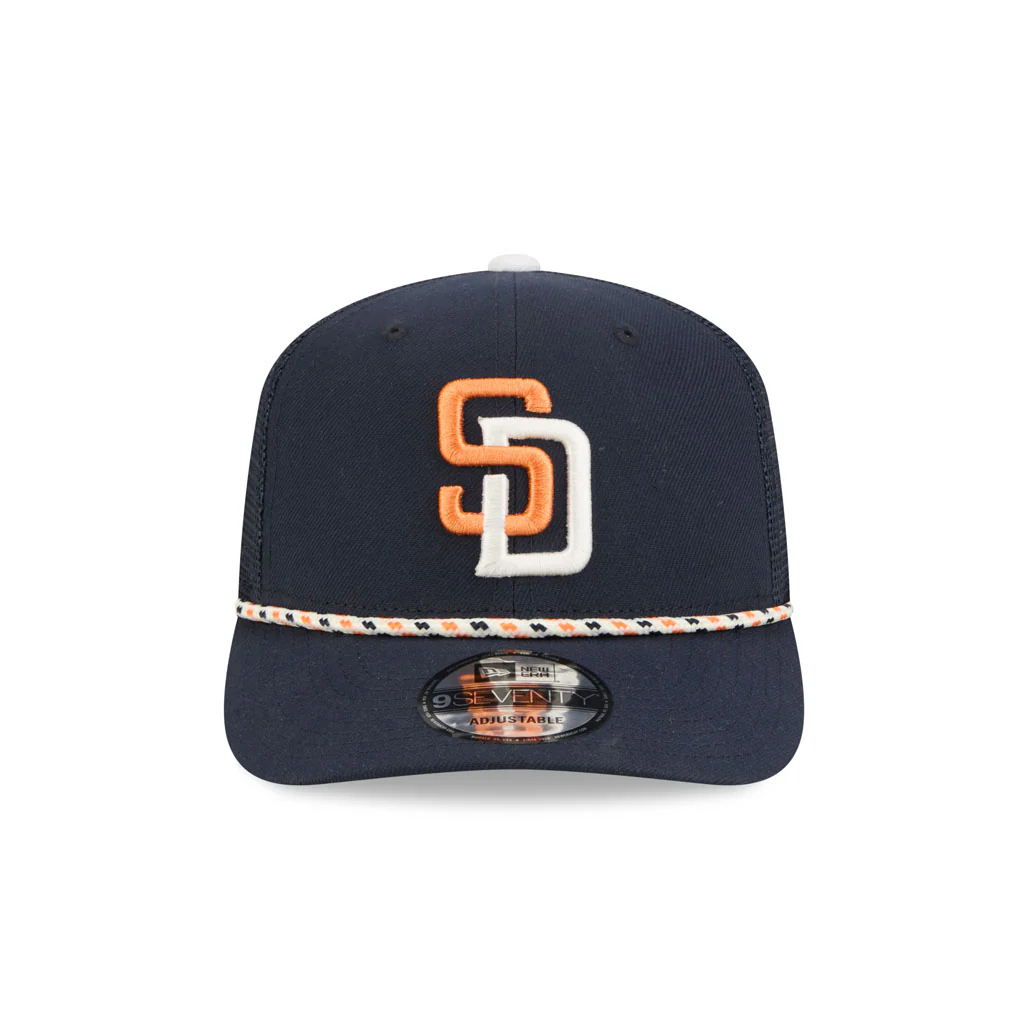 MLB San Diego Padres New Era 2026 Fan-Pack City Connect 9SEVENTY Snapback Hat - Navy - Image 3