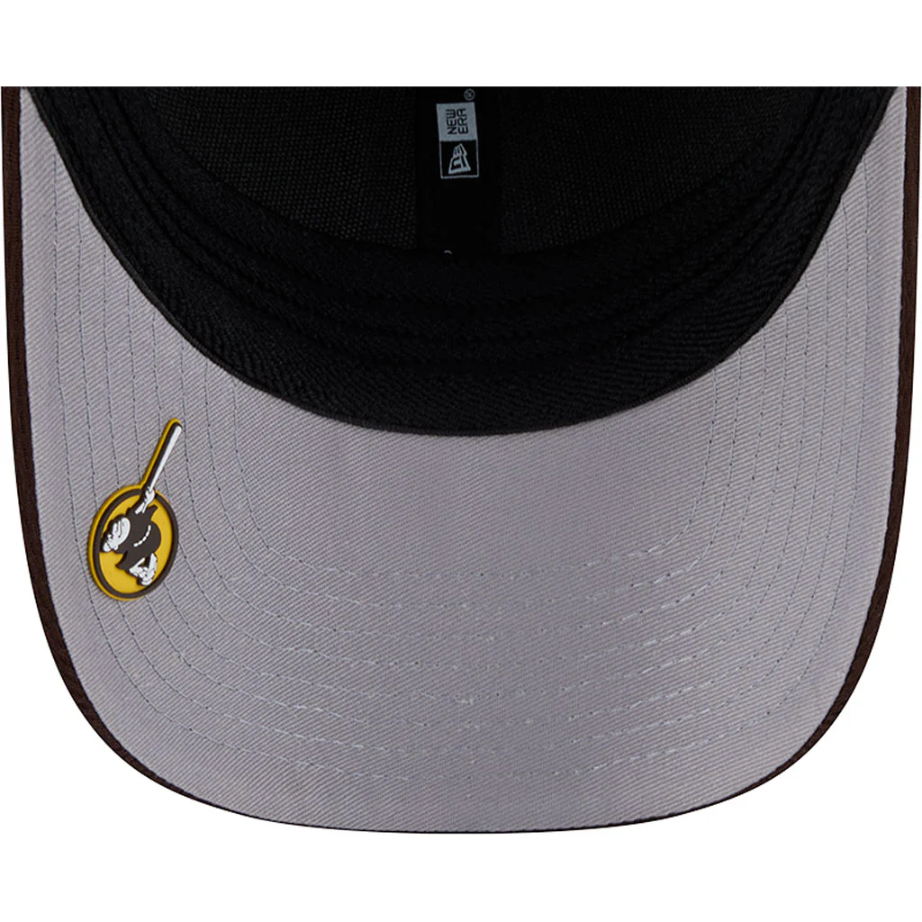 MLB San Diego Padres New Era Dashed 39THIRTY Flex Fit Hat - Brown - Image 4