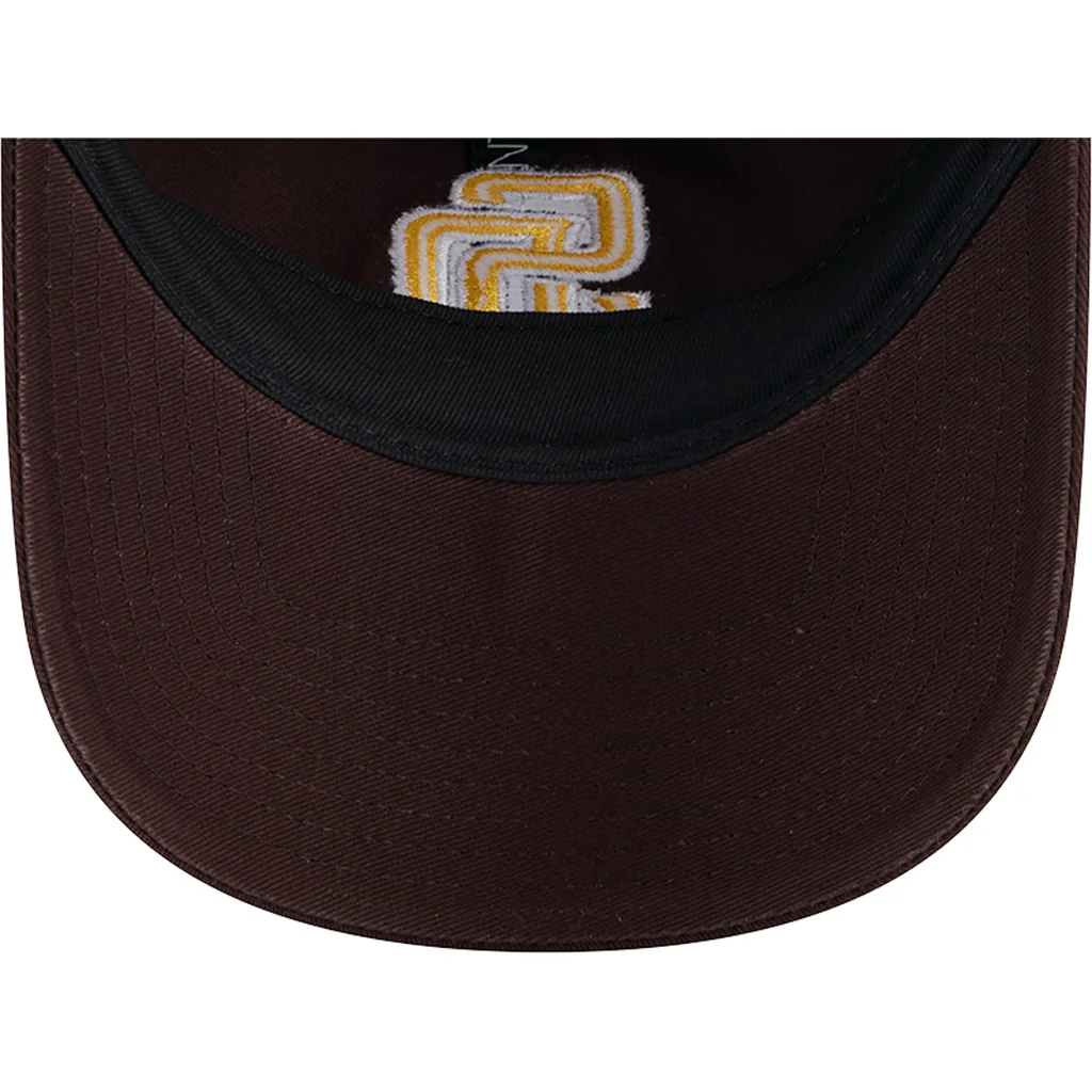 MLB San Diego Padres New Era Game Day 9TWENTY Snapback Trucker Hat - Brown - Image 5