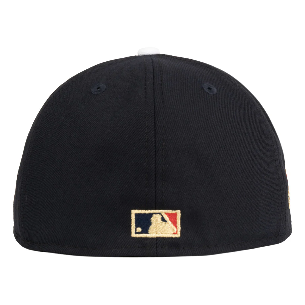 MLB San Diego Padres New Era Gold Medal 59FIFTY Fitted Hat - Navy - Image 3