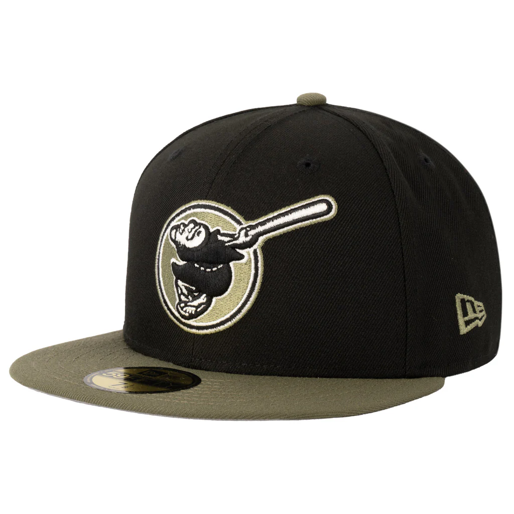 MLB San Diego Padres New Era Midnight Jungle 59FIFTY Fitted Hat - Black - Image 2