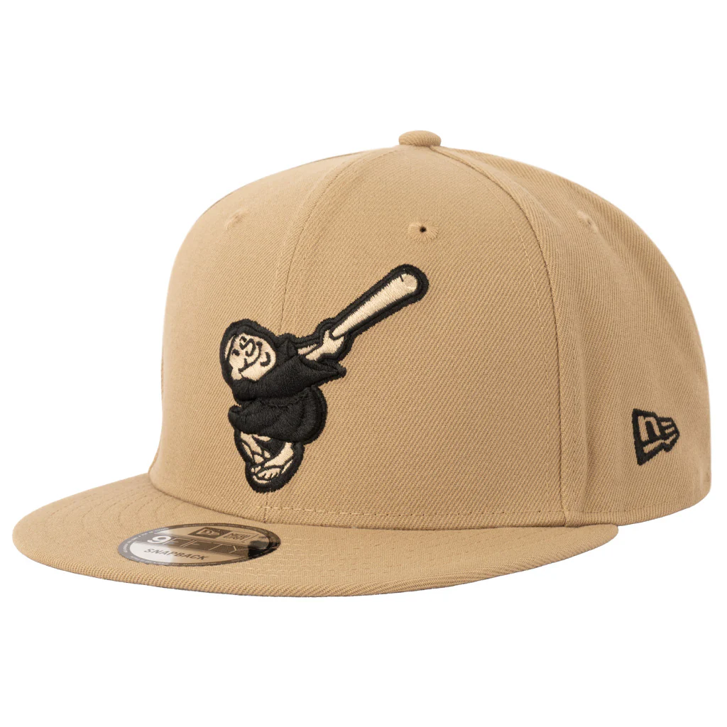 MLB San Diego Padres New Era Mocha 9FIFTY Snapback Hat - Khaki