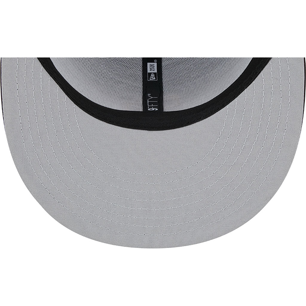 MLB San Diego Padres New Era OTC Trucker 9FIFTY Snapback Hat - Brown - Image 7