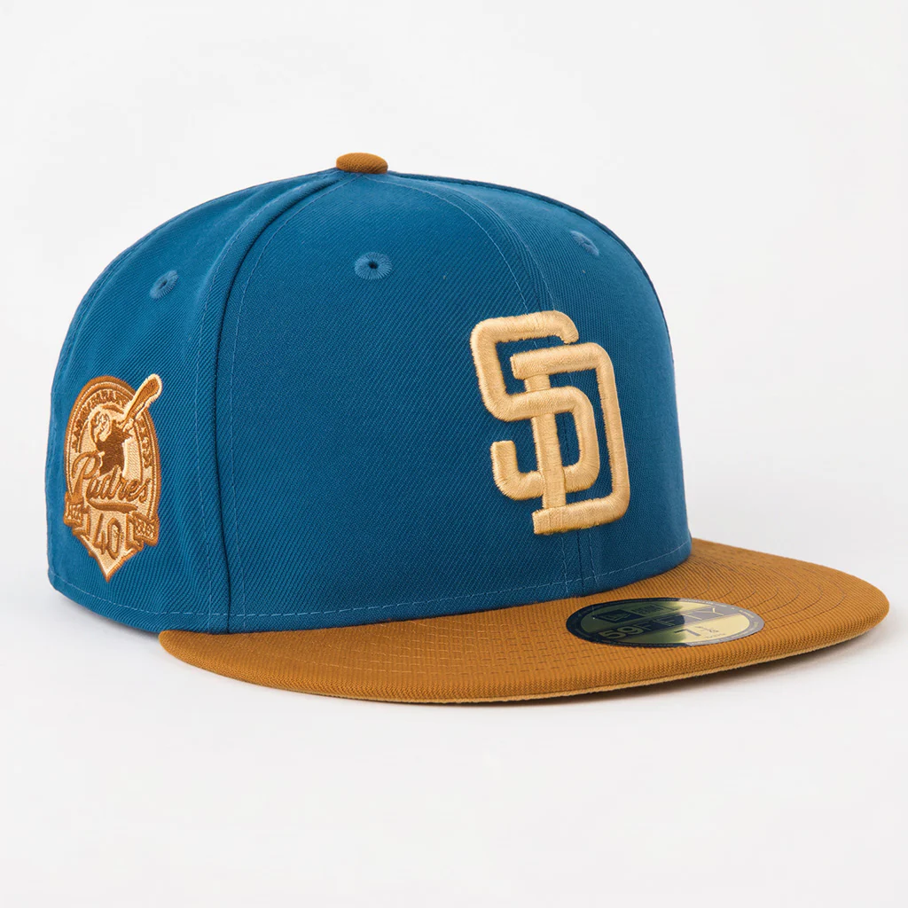 MLB San Diego Padres New Era Rodeo 59FIFTY Fitted Hat- Blue