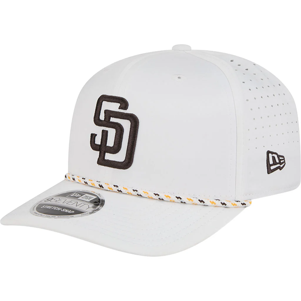 MLB San Diego Padres New Era Sport 9SEVENTY Stretch Snapback Hat - White
