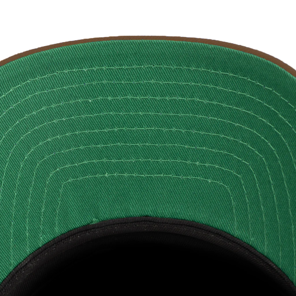MLB San Diego Padres New Era Two-Tone Primary Team Color Stone 9FIFTY A-Frame Snapback Hat - Stone - Image 3
