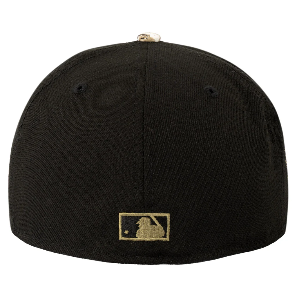MLB San Diego Padres New Era Two-Tone Real Tree Shadow 59FIFTY Fitted Hat - Black - Image 3