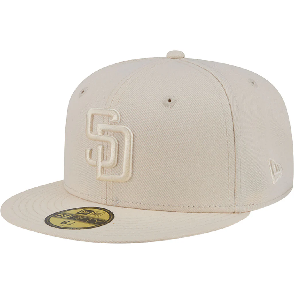 MLB San Diego Padres New Era Vanilla 59FIFTY Fitted Hat - Cream