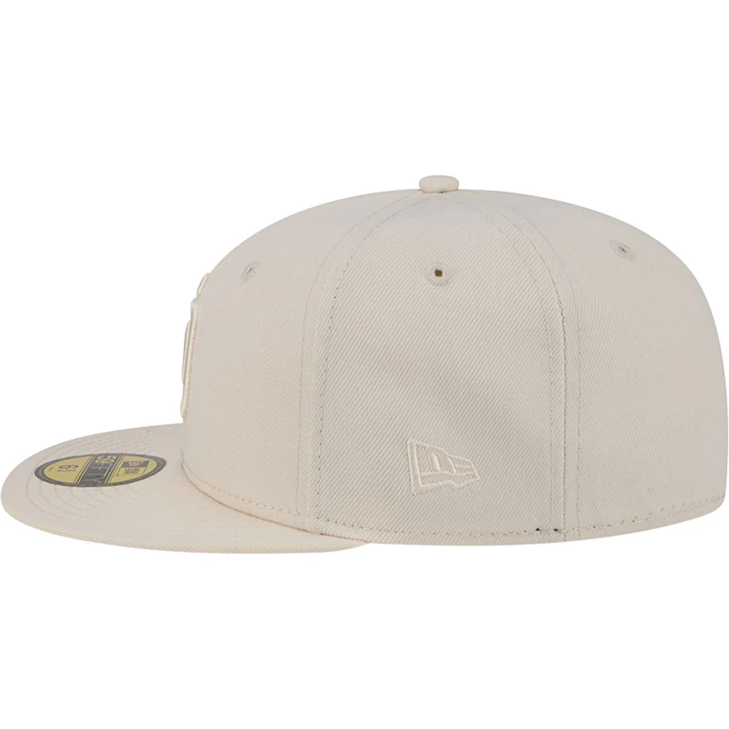 MLB San Diego Padres New Era Vanilla 59FIFTY Fitted Hat - Cream - Image 4
