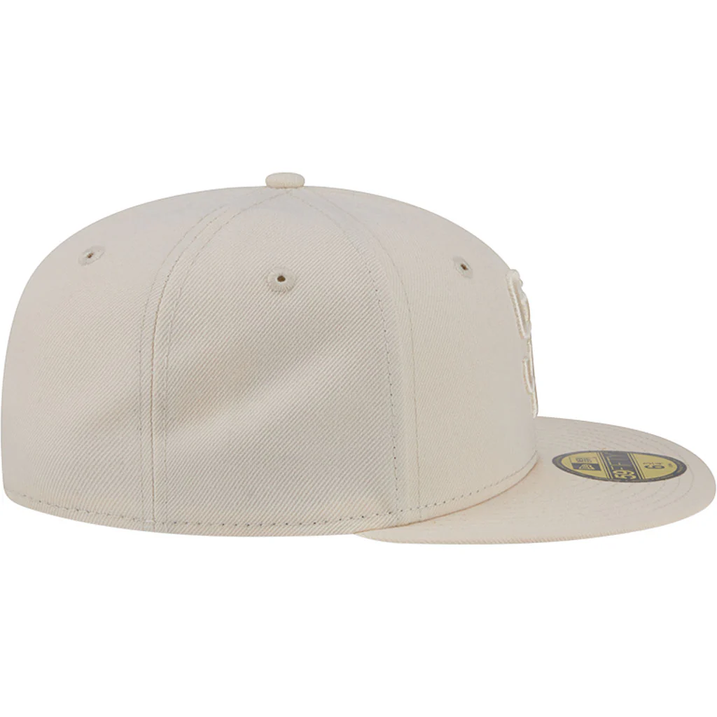 MLB San Diego Padres New Era Vanilla 59FIFTY Fitted Hat - Cream - Image 5