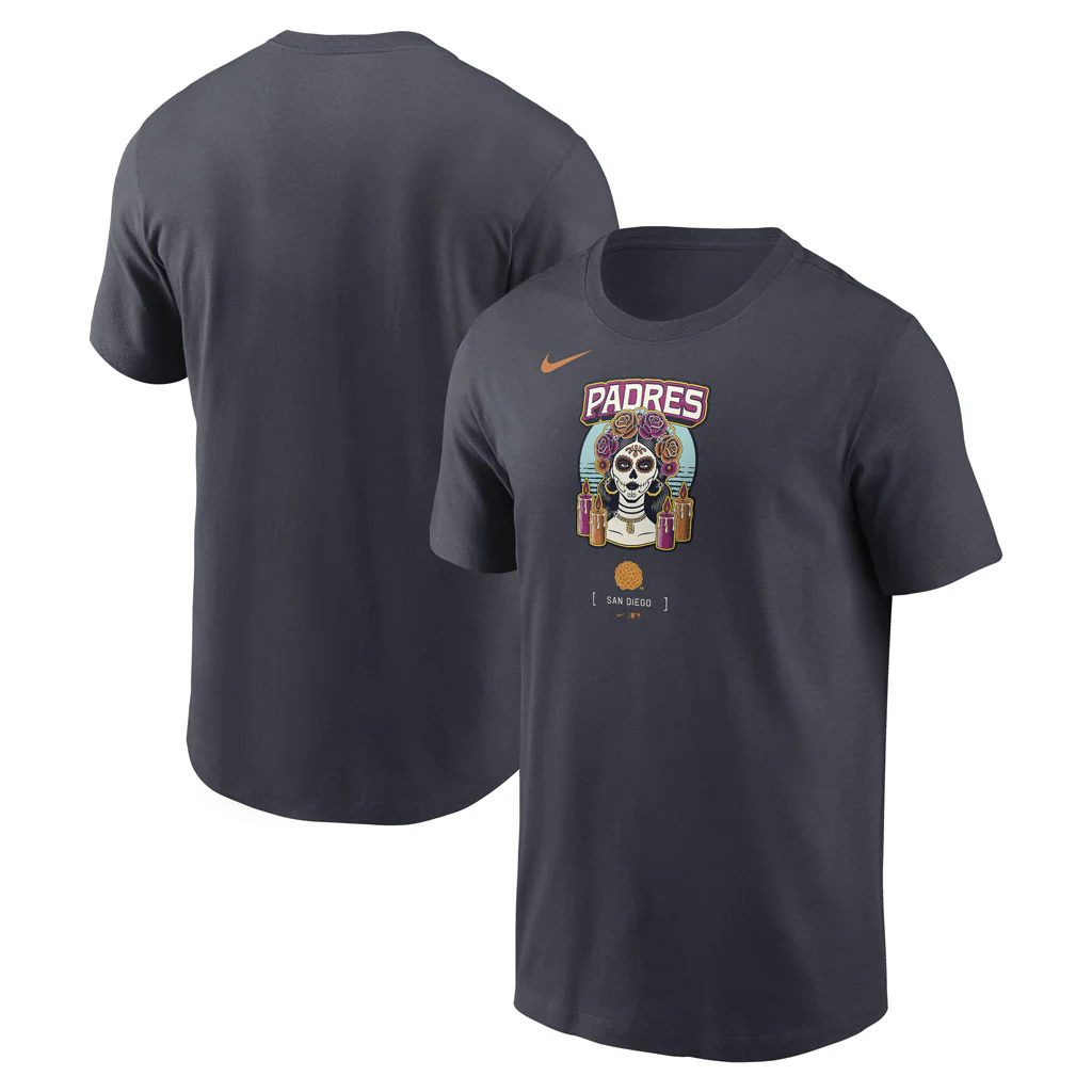 MLB San Diego Padres Nike 2026 City Connect Large Logo T-Shirt - Navy