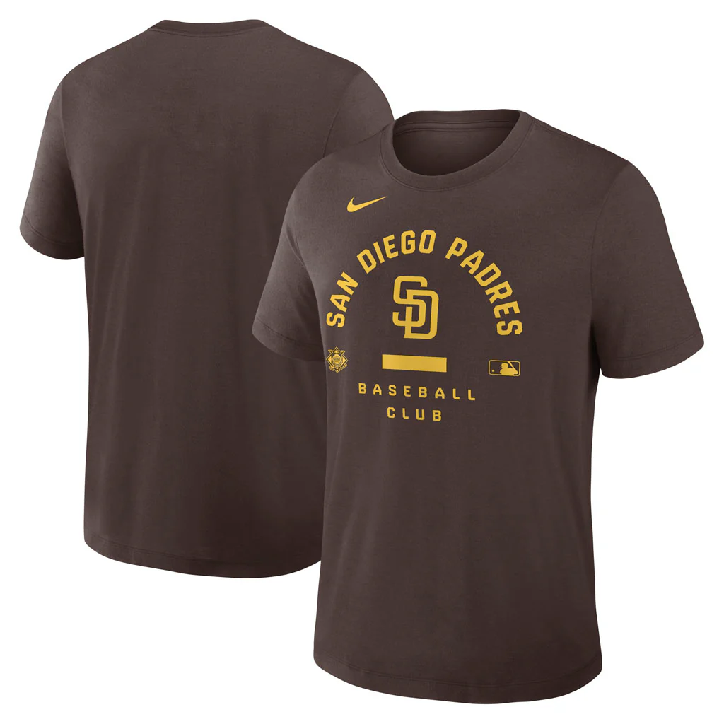 MLB San Diego Padres Nike 2026 Early Work T-Shirt - Brown