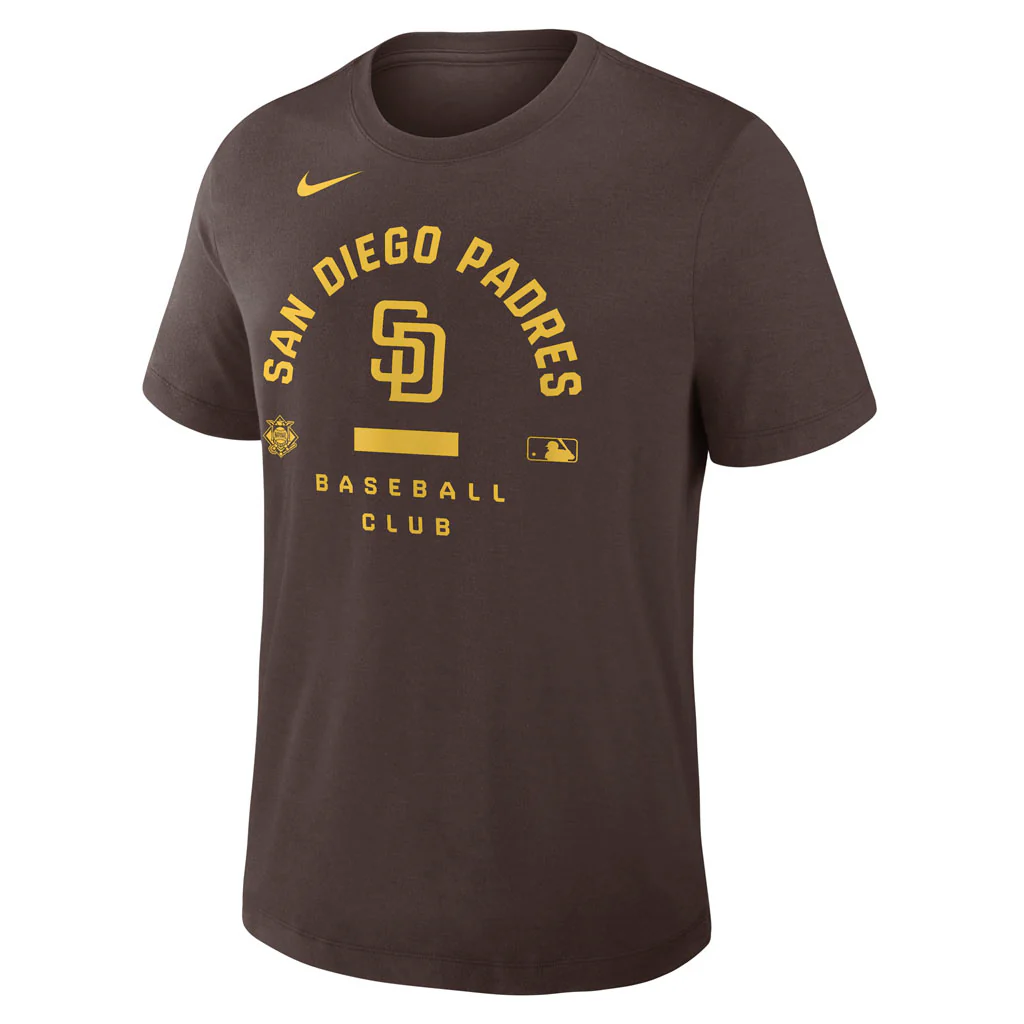 MLB San Diego Padres Nike 2026 Early Work T-Shirt - Brown - Image 2