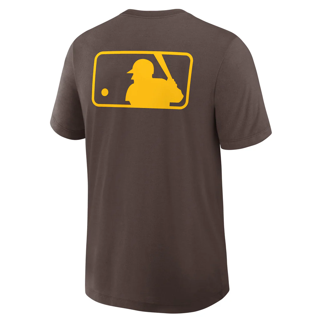MLB San Diego Padres Nike 2025 Early Work T-Shirt - Brown - Image 3