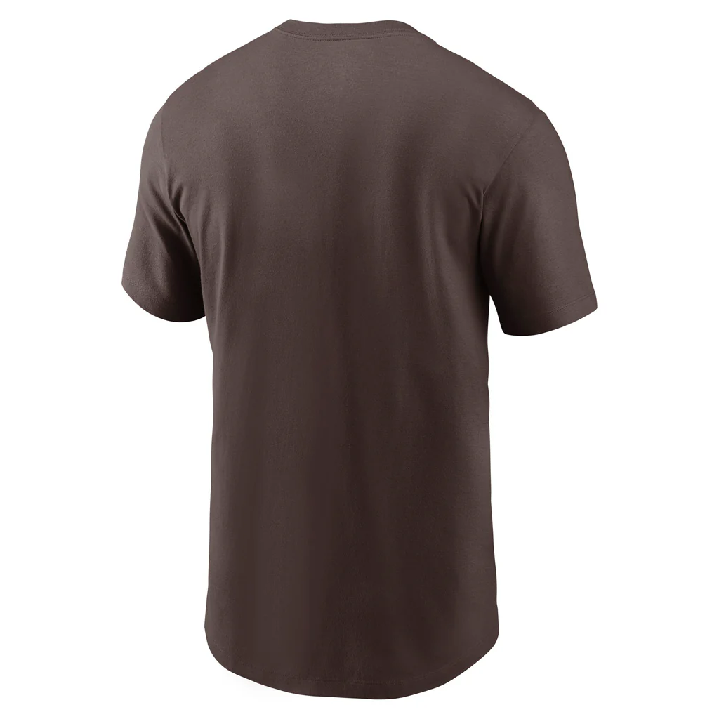 MLB San Diego Padres Nike 90's Cooperstown Cotton T-Shirt - Brown - Image 3