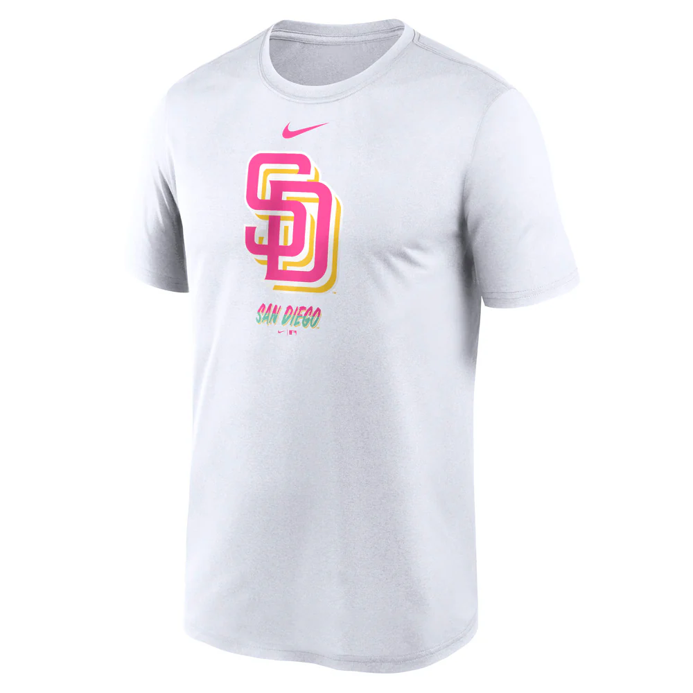 MLB San Diego Padres Nike City Connect Large Logo Legend T-Shirt - White
