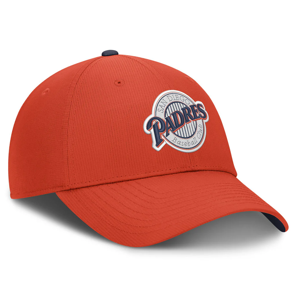 MLB San Diego Padres Nike Cooperstown Ripstop Adjustable Hat - Orange - Image 2